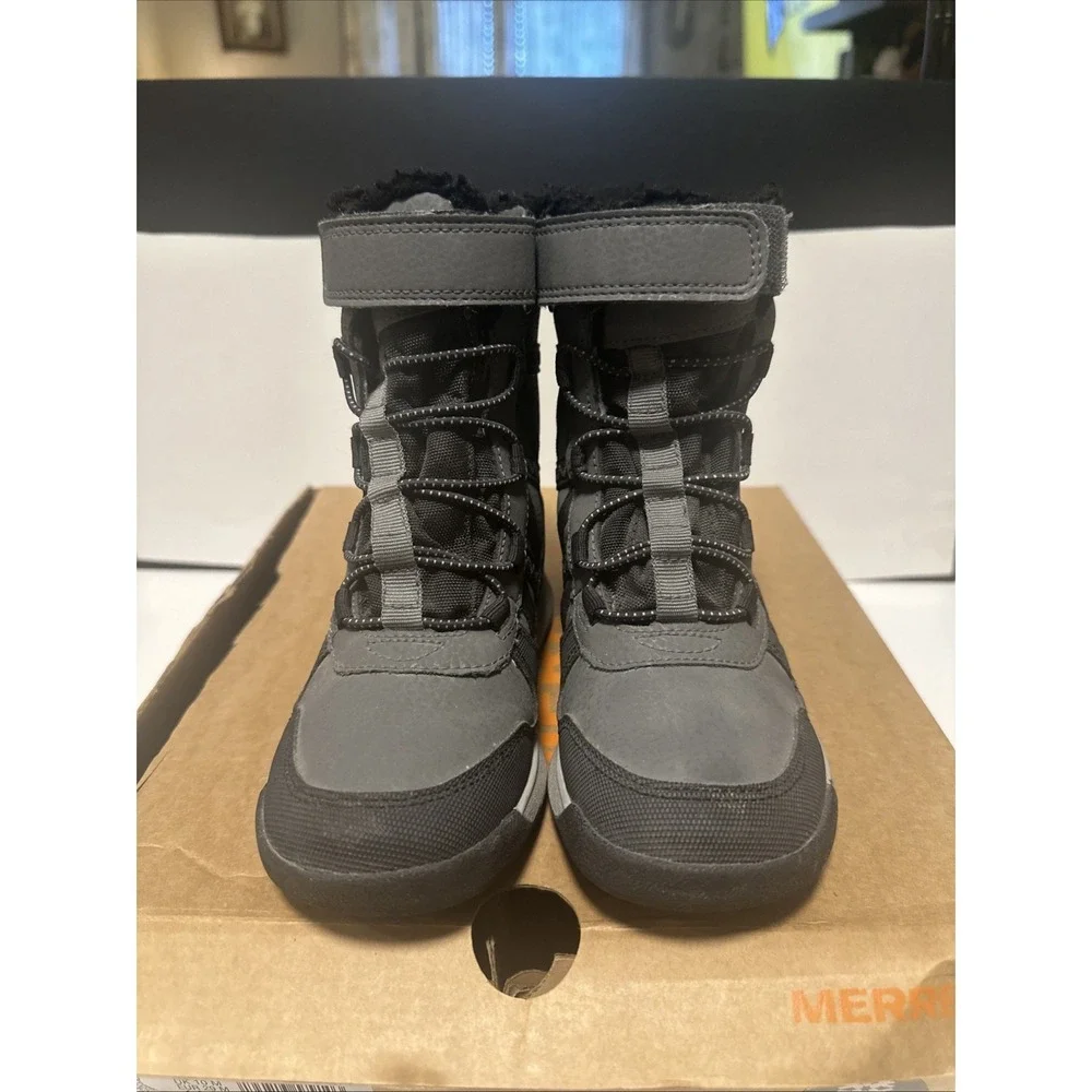 Merrell‎ Snow Crush 2.0 Boys Sz 11M Kids Winter Waterproof Insulated Snow Boots